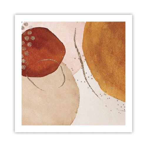 Póster - Movimiento abstracto - 60x60 cm