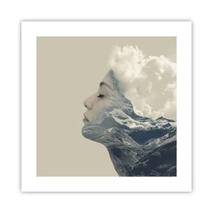 Póster - La belleza de los elementos - 40x40 cm