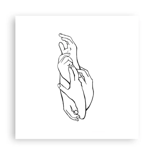 Póster - El tacto - 60x60 cm