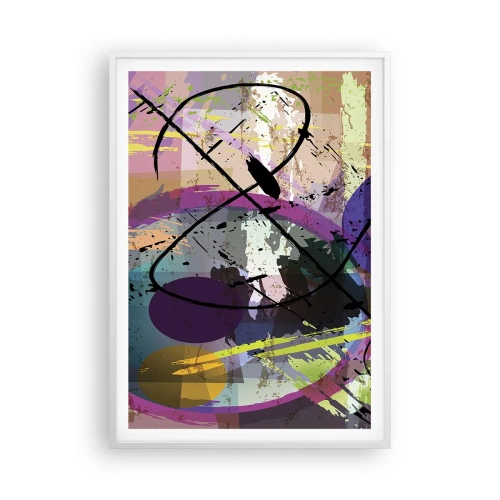 Póster en marco blanco - Siempre hay más de un camino - 70x100 cm