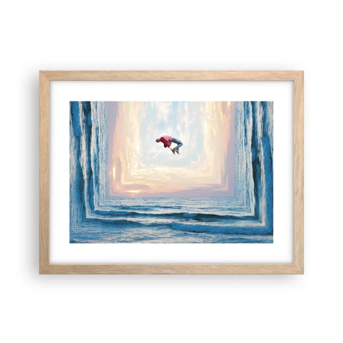 Póster en marco roble claro - A otra dimensión - 40x30 cm