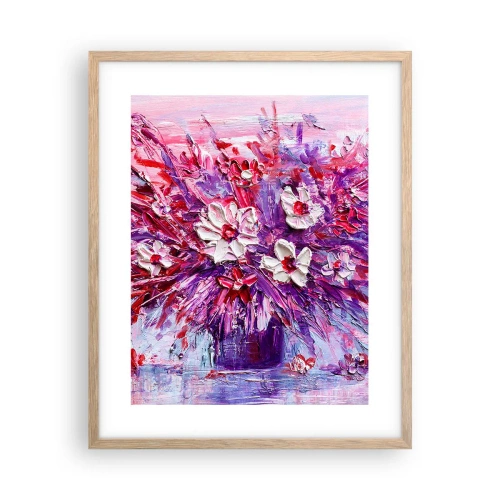 Póster en marco roble claro - Inocencia y pasión - 40x50 cm