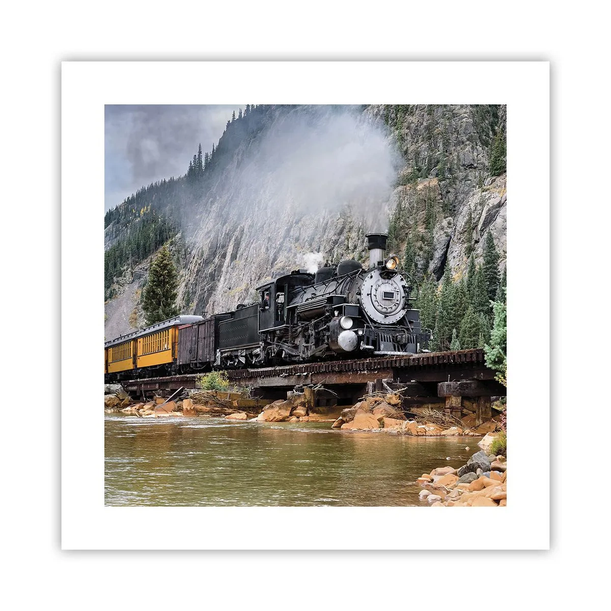 Póster - ¿Adónde me llevas? - 40x40 cm