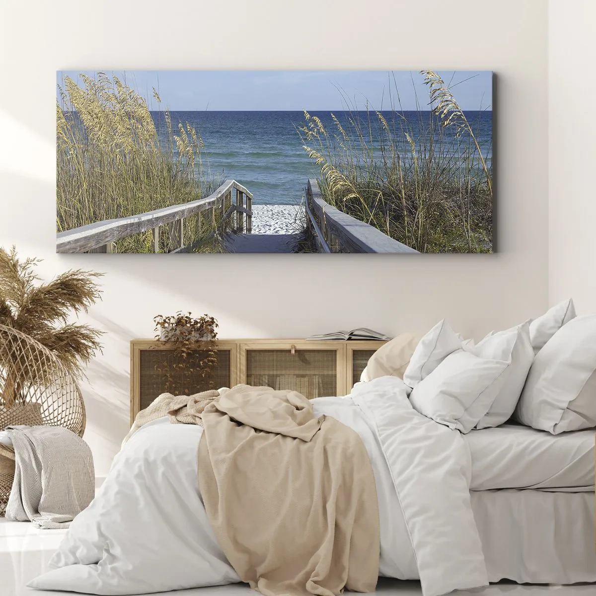 Cuadro sobre lienzo - Impresión de Imagen - En el sol, en el viento - 100x40 cm