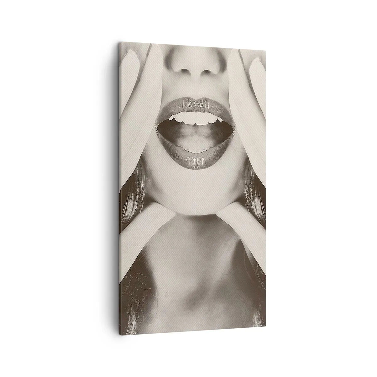 Cuadro sobre lienzo - Impresión de Imagen - ¡Ya estoy en camino! - 45x80 cm