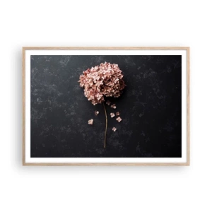 Póster en marco roble claro - Un signo verdaderamente romántico - 100x70 cm