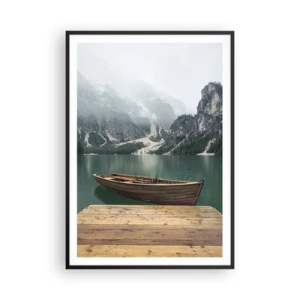 Póster en marco negro - Paisaje inolvidable - 70x100 cm