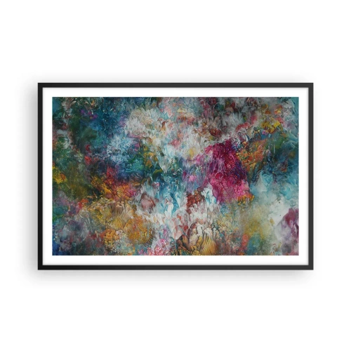 Póster en marco negro - En plena floración - 91x61 cm