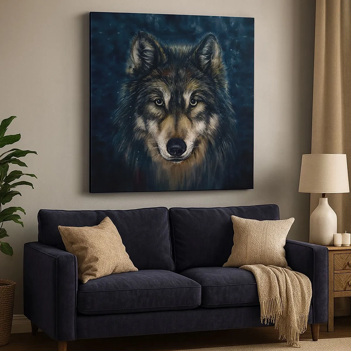 Cuadro sobre lienzo - Impresión de Imagen - ¿Alfa? Y omega - 30x30 cm