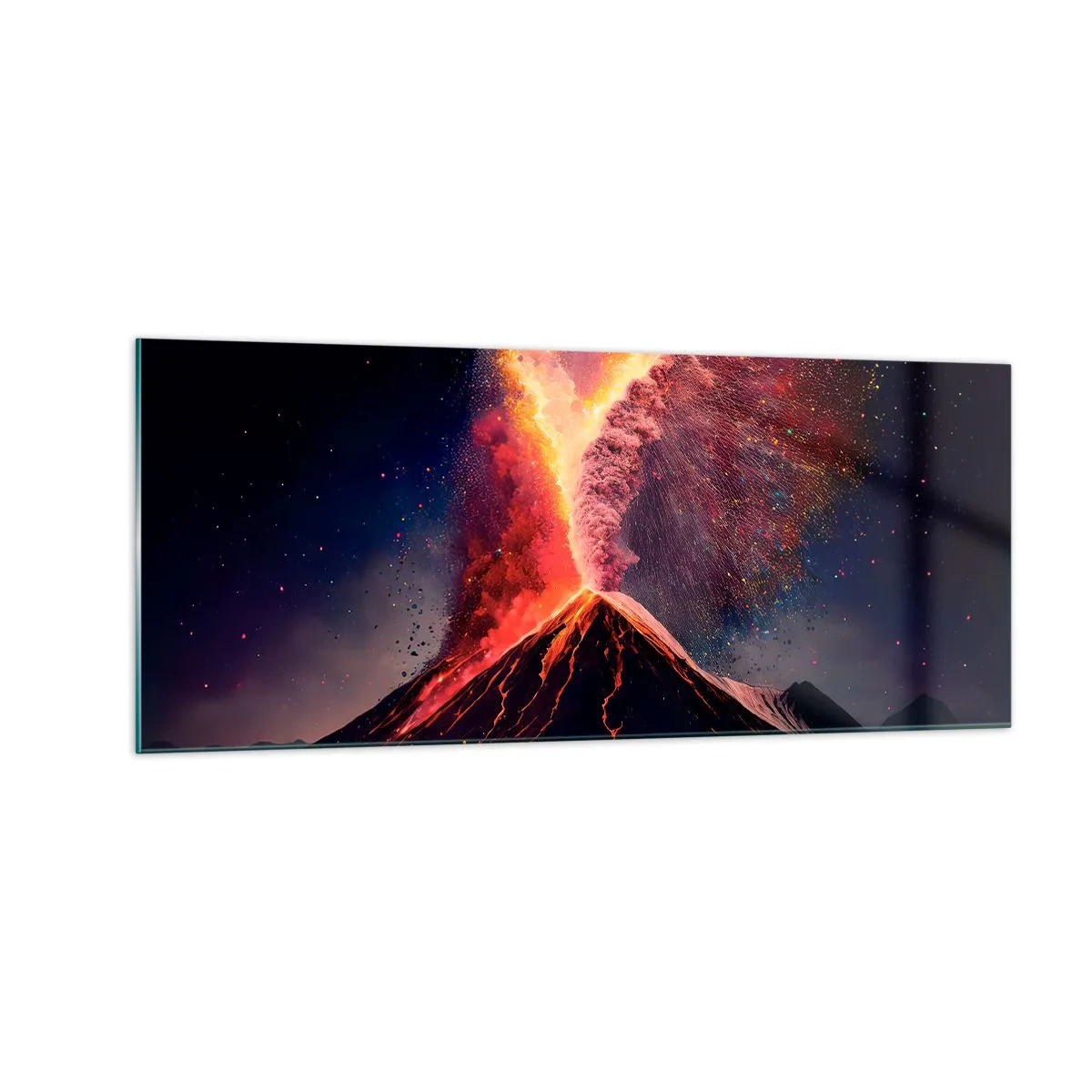 Cuadro sobre vidrio - Impresiones sobre Vidrio - Belleza y horror - 100x40 cm