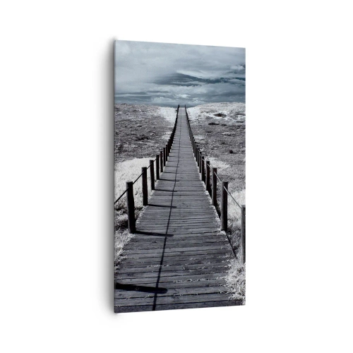 Cuadro sobre lienzo - Impresión de Imagen - En plena costa - 65x120 cm