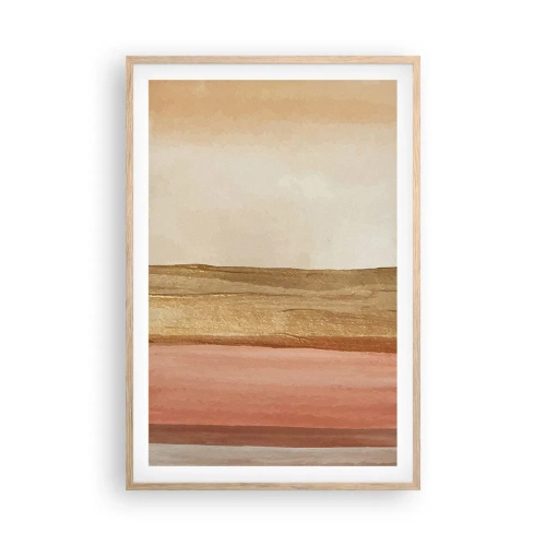Póster en marco roble claro - Composición vertical - 61x91 cm