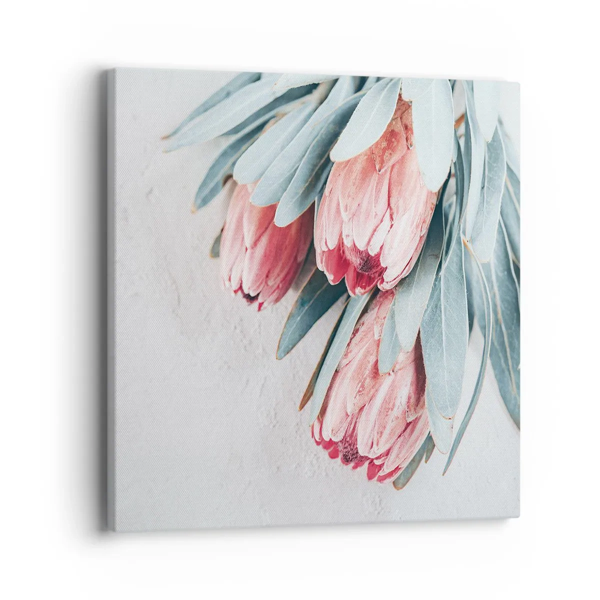 Cuadro sobre lienzo - Impresión de Imagen - Avergonzada de su propia belleza - 40x40 cm