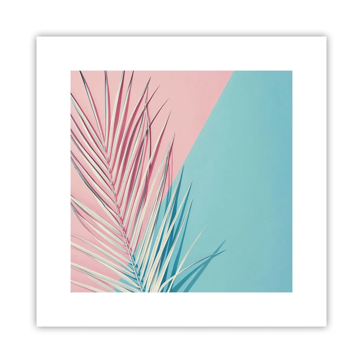 Póster - Impresión tropical - 30x30 cm