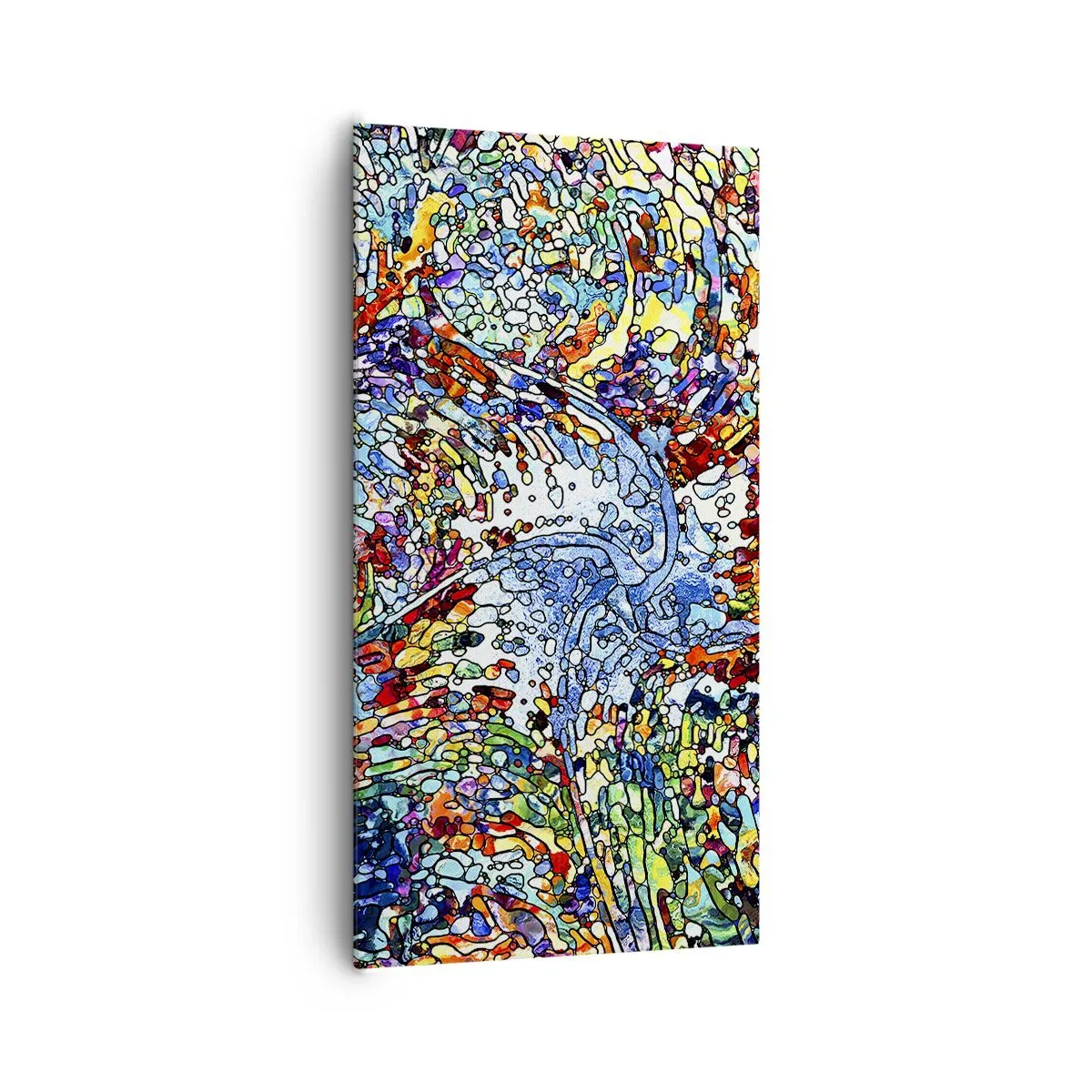 Cuadro sobre lienzo - Impresión de Imagen - Vidriera - 65x120 cm