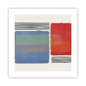 Póster - Espíritu y alma de la geometría - 40x40 cm