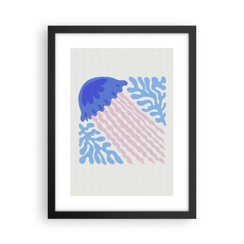 Póster en marco negro - Como de otro mundo - 30x40 cm