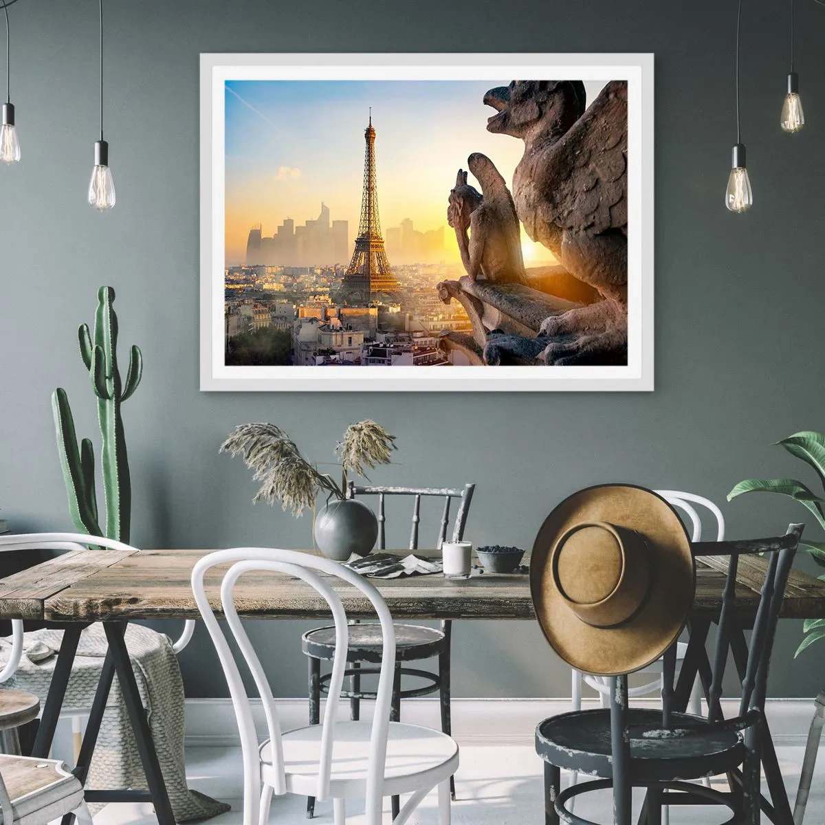 Póster en marco blanco - Ha cambiado tanto la ciudad... - 50x40 cm