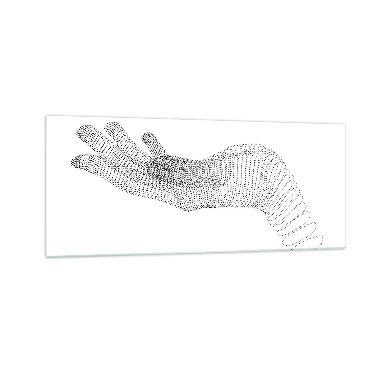 Cuadro sobre vidrio - Impresiones sobre Vidrio - Mano elástica - 100x40 cm