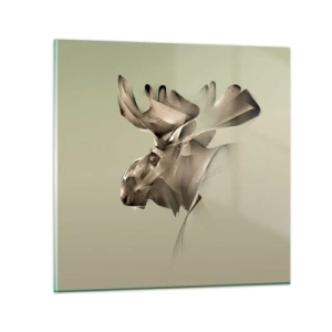 Cuadro sobre vidrio - Impresiones sobre Vidrio - El suave poder de la paz - 70x70 cm