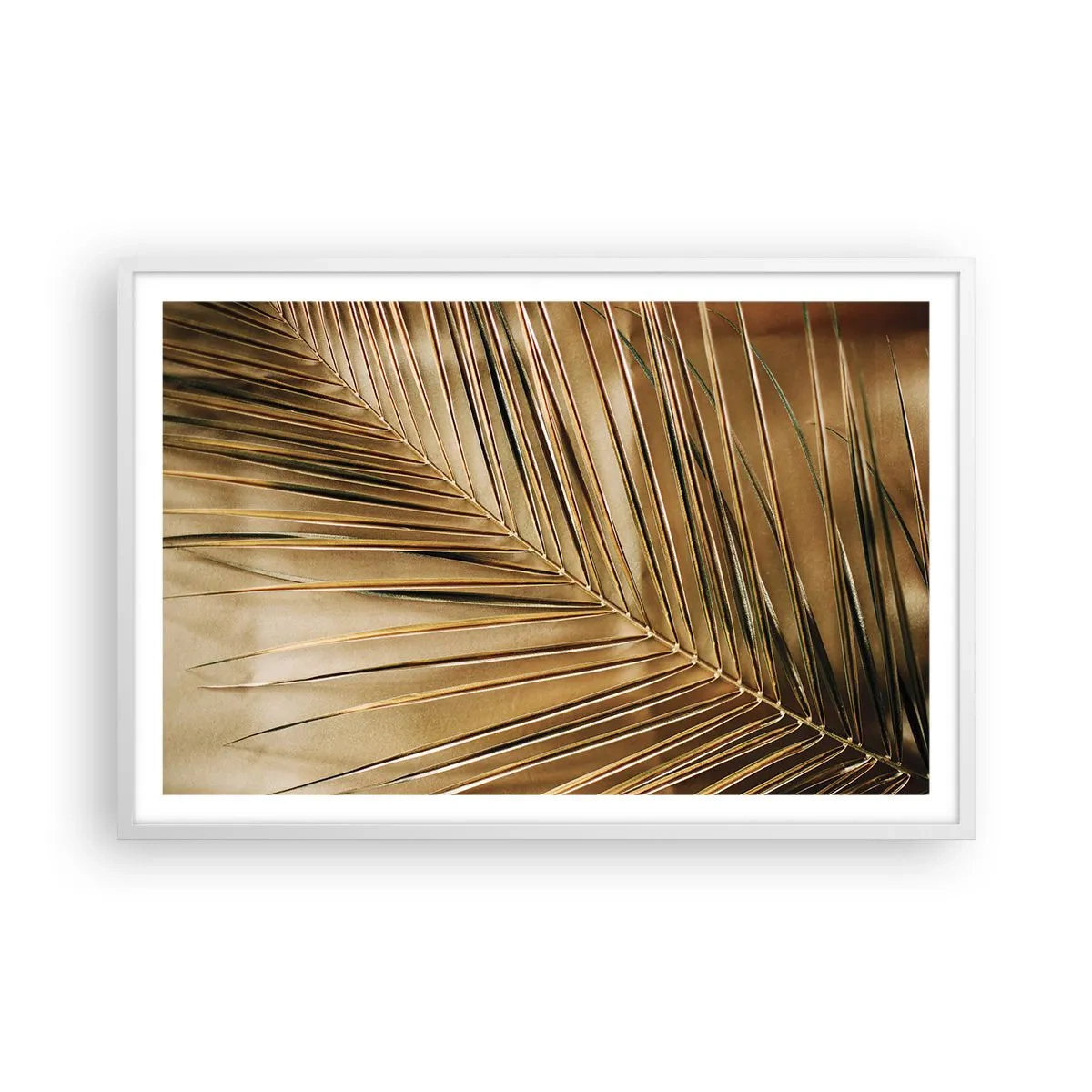 Póster en marco blanco - Una columnata natural - 91x61 cm