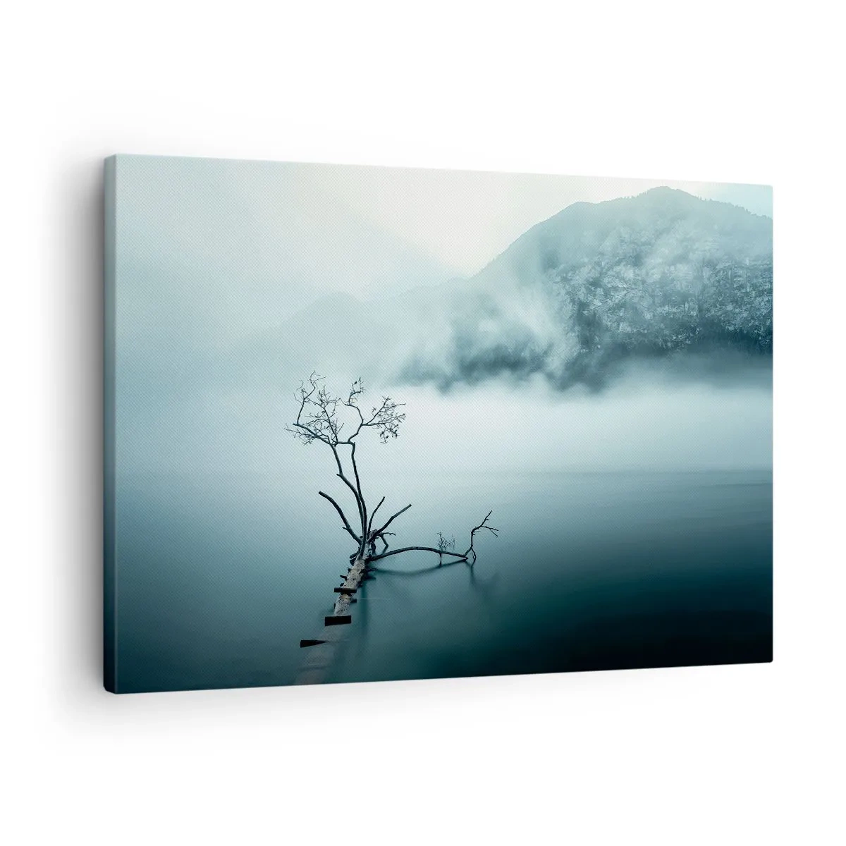 Cuadro sobre lienzo - Impresión de Imagen - Fuera del agua y de la niebla - 70x50 cm