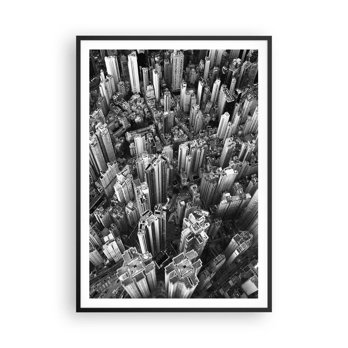 Póster en marco negro - Cada vez más alto - 70x100 cm