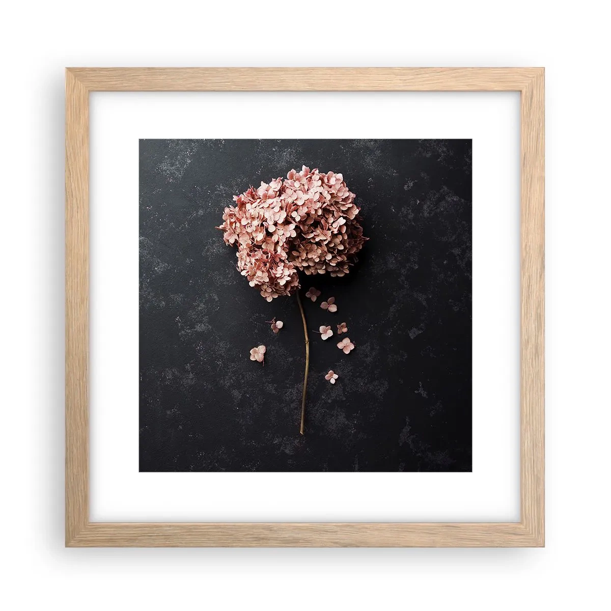 Póster en marco roble claro - Un signo verdaderamente romántico - 30x30 cm