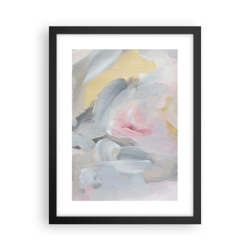 Póster en marco negro - En un mundo de colores pastel - 30x40 cm