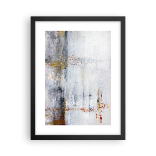 Póster en marco negro - Tras una cortina de aire - 30x40 cm