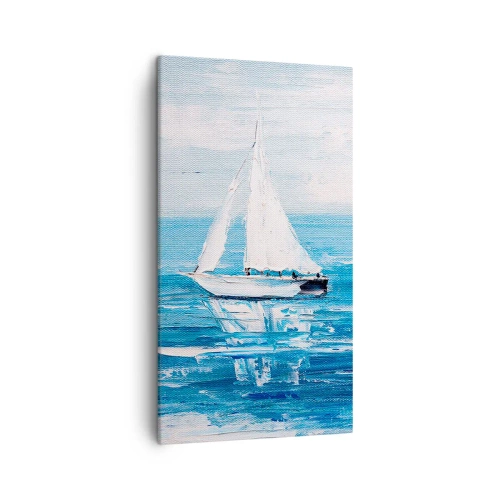 Cuadro sobre lienzo - Impresión de Imagen - Con un amigo a tu lado - 45x80 cm