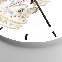 Esfera sin numeración, con rayas