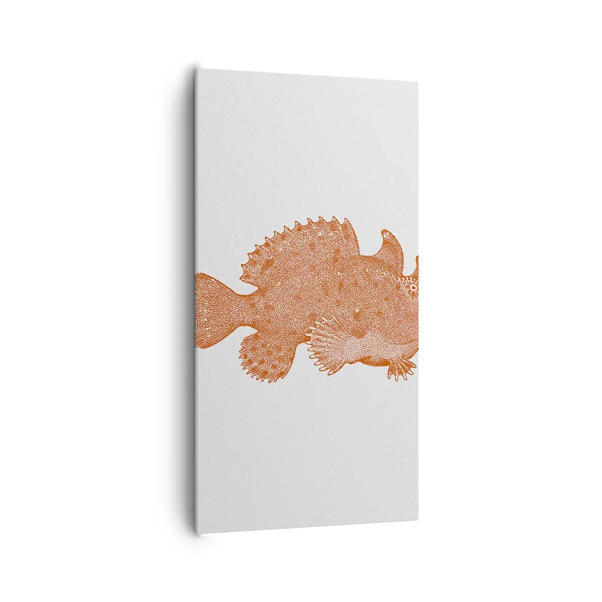 Cuadro sobre lienzo - Impresión de Imagen - Y sin embargo, un simple pez - 65x120 cm