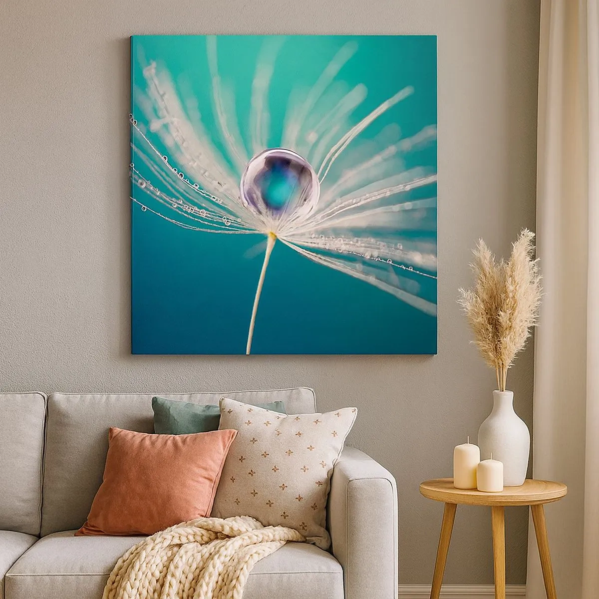 Cuadro sobre lienzo - Impresión de Imagen - Momento místico - 30x30 cm