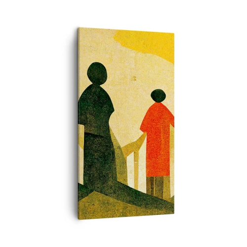 Cuadro sobre lienzo - Impresión de Imagen - Todavía lejos del destino - 45x80 cm