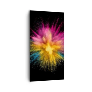 Cuadro sobre lienzo - Impresión de Imagen - El nacimiento de los colores - 65x120 cm