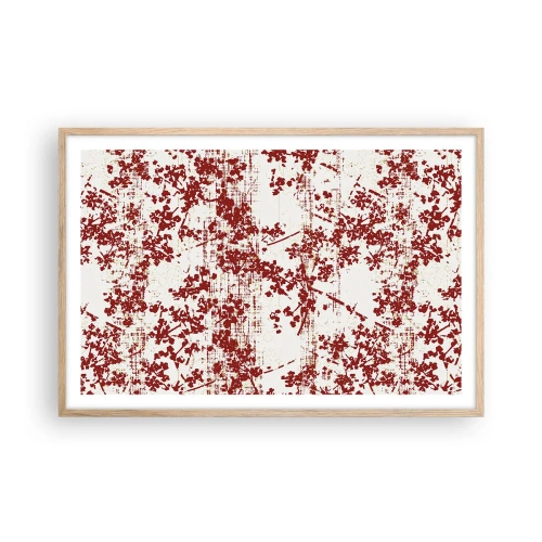 Póster en marco roble claro - Como un viejo percal - 91x61 cm