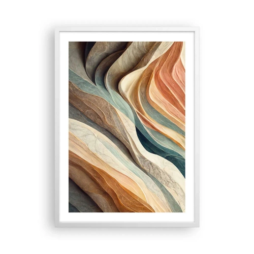 Póster en marco blanco - Momentos previos al cambio - 50x70 cm
