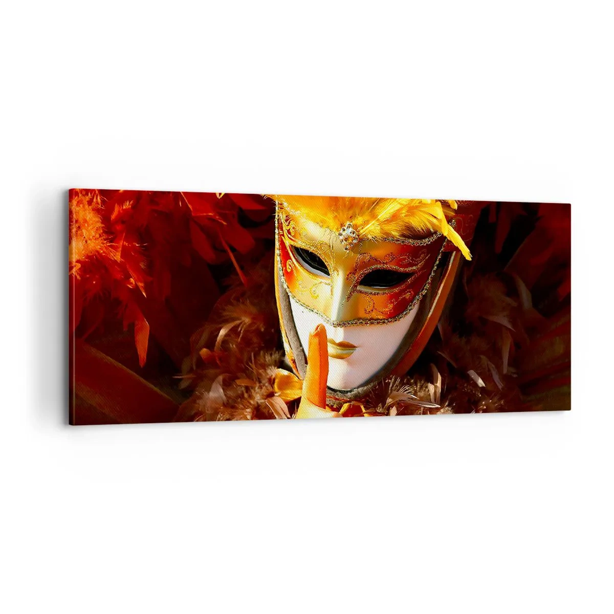 Cuadro sobre lienzo - Impresión de Imagen - El misterio es parte del juego - 100x40 cm