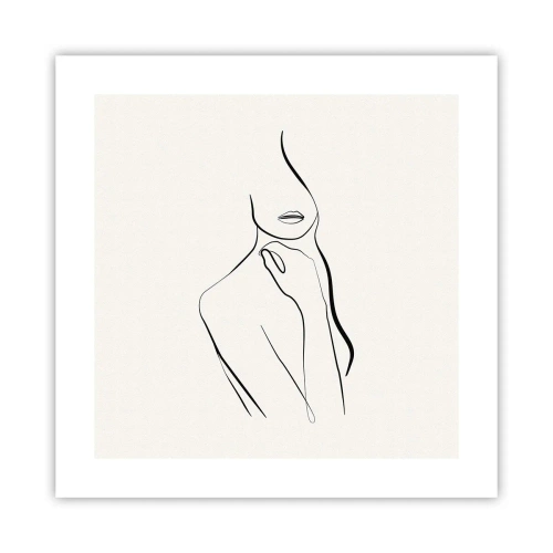 Póster - Una ola de melancolía - 40x40 cm