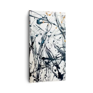 Cuadro sobre lienzo - Impresión de Imagen - Abstracción expresionista - 45x80 cm