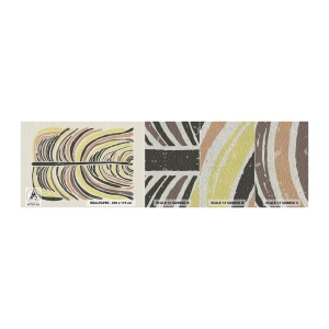 Muestra de fotomural Premium Sand - Abstracción vibrante - bohemia, Minimalismo, Pastel - 100x30 cm