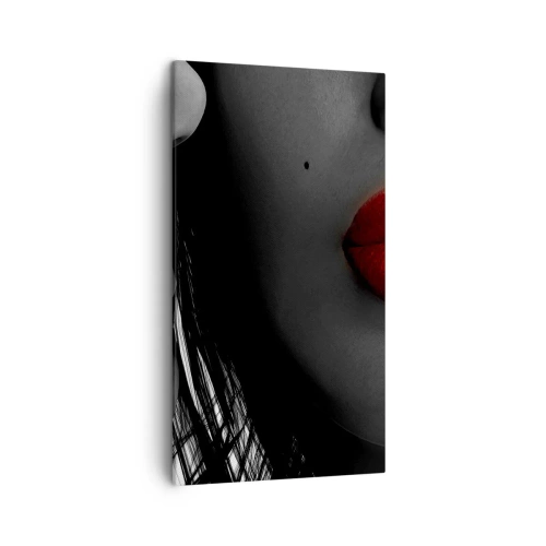 Cuadro sobre lienzo - Impresión de Imagen - Cara a cara  - 45x80 cm
