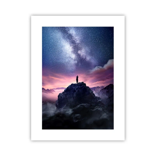 Póster - Y sintió la vida - 30x40 cm