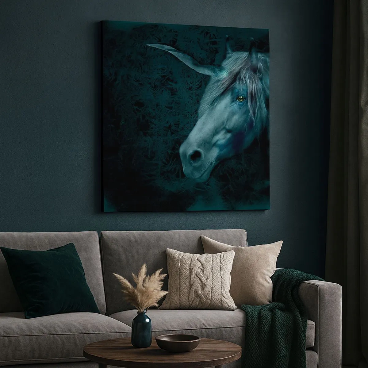 Cuadro sobre lienzo - Impresión de Imagen - En un bosque de cuento de hadas - 30x30 cm