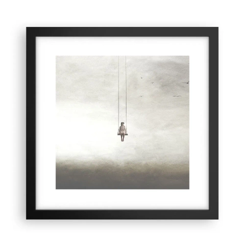 Póster en marco negro - El niño que llevamos dentro - 30x30 cm