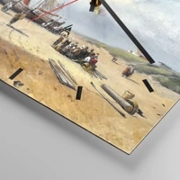 Esfera sin numeración, con rayas