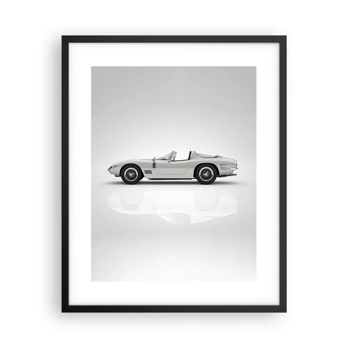 Póster en marco negro - Una promesa de diversión - 40x50 cm