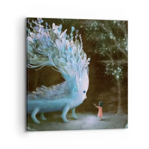 Cuadro sobre lienzo - Impresión de Imagen - Una reunión fantástica - 70x70 cm