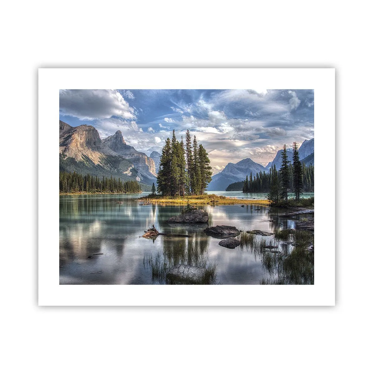 Póster - Sobre el agua cristalina... - 50x40 cm